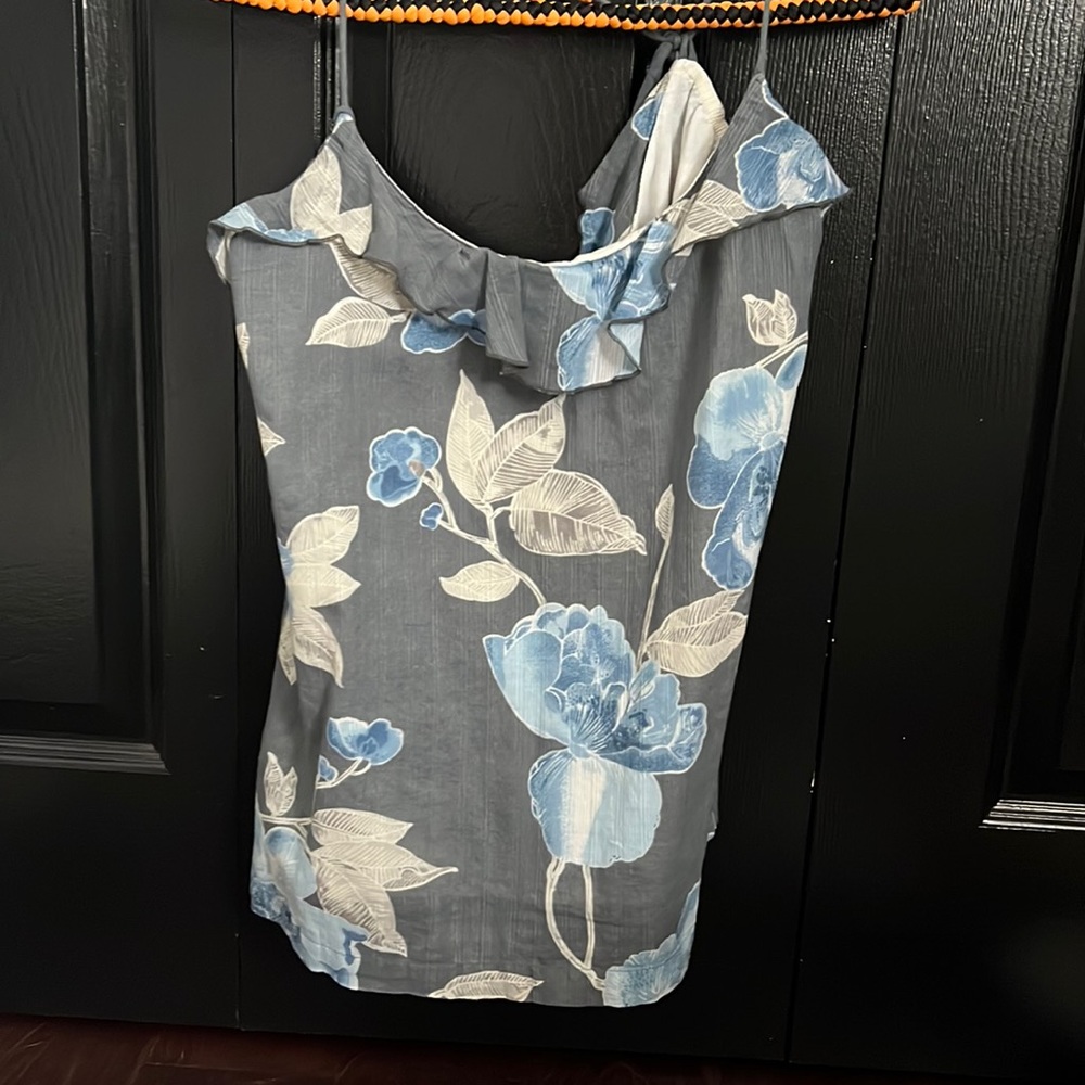 Spaghetti skirt tank